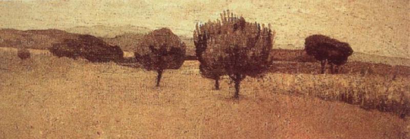 Giuseppe Abbati Landscape at Castiglioncello oil painting image